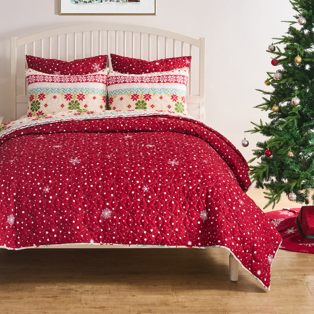 BreeBe Fair Isle Snow Quilt 3