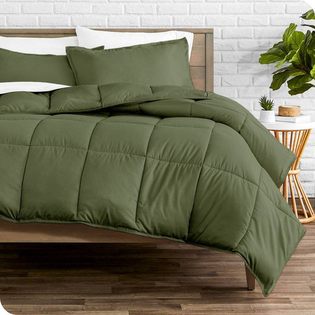 Hivvago Down Alternative Comforter Set King White 2