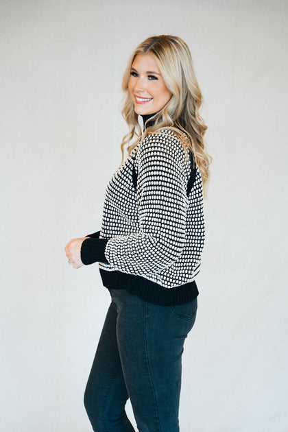 Cleobella Madison Sweater Black Large 4