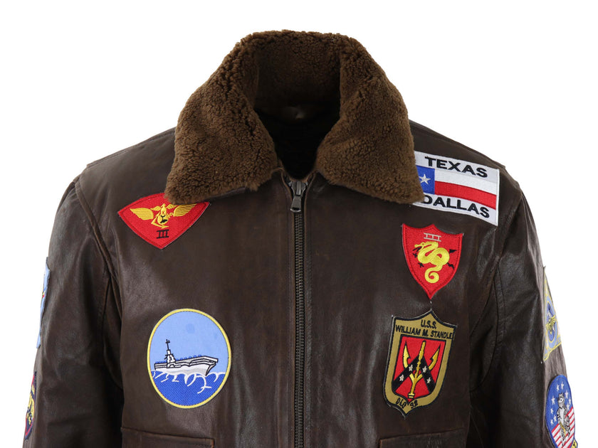 TruClothing Maverick Pilot Bomber Jacket Black XLarge 4