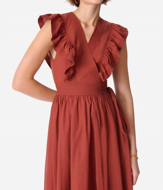 Vanessa Bruno Ermione Kleid Rot EU 42 4