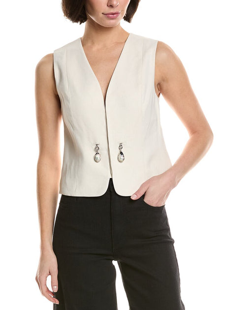 A.L.C. Leo Vest White US 00 2