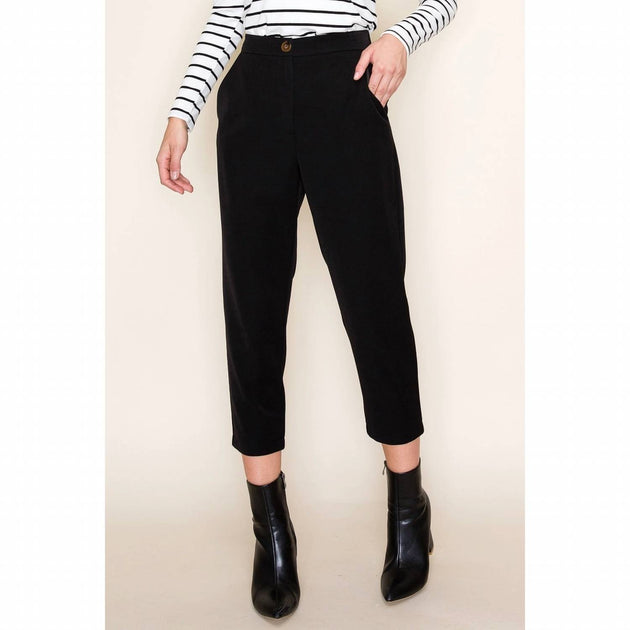 STACCATO Waist Band Button And Zipper Closer Pants Black Medium 3