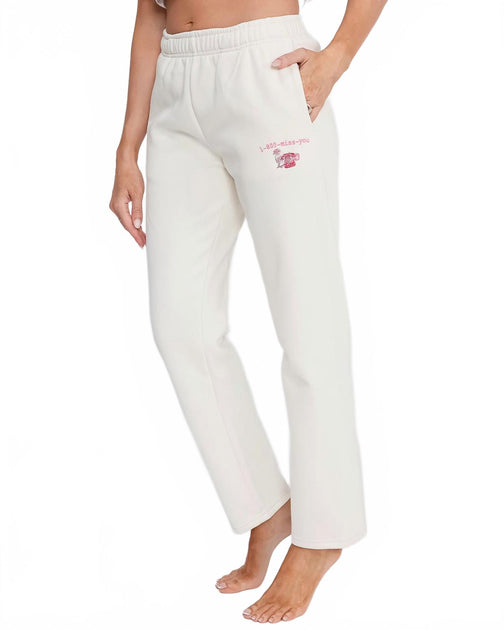 The Happy Camp3r Call Me When You See This Sweatpants White Large 3