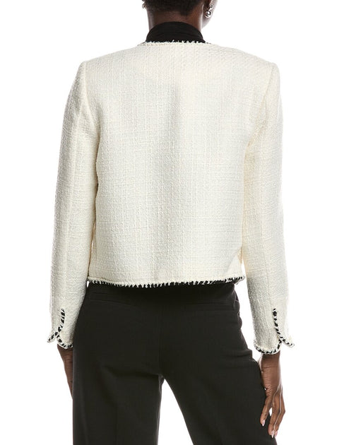 Joseph Ribkoff Wool-Blended Jacket Beige US 22 3