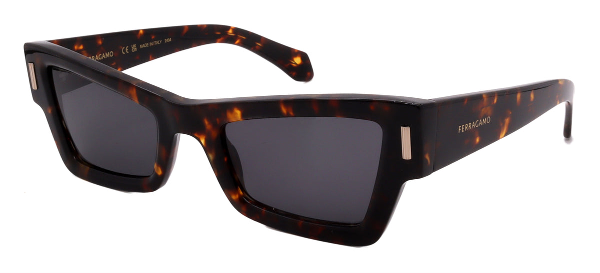 Salvatore Ferragamo SF2068SE 242 Butterfly Sunglasses - Havana / Brown Oversized sunglasses Salvatore Ferragamo Brown in Plastic  main image 4