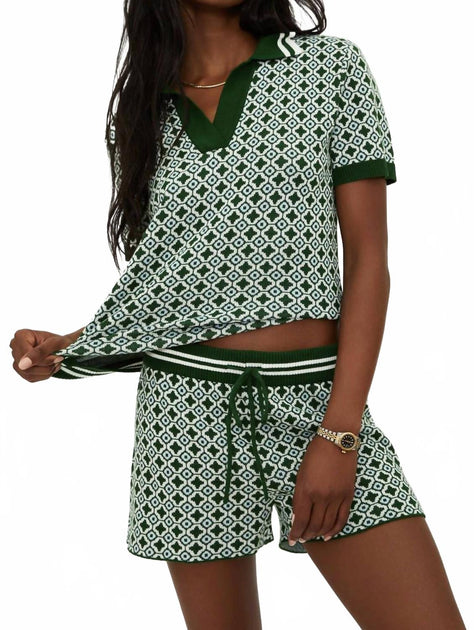 Beach Riot Giana Top Green Small 2