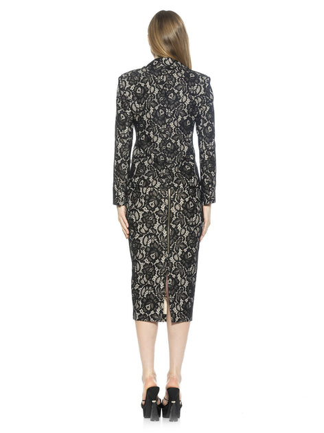 Alexia Admor Jacki Lace Skirt Black US 4 4