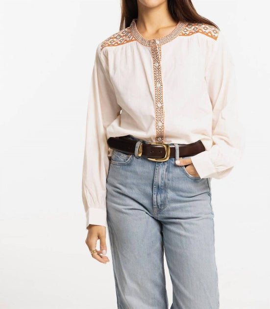 Bindu Lola Blouse White Medium 2