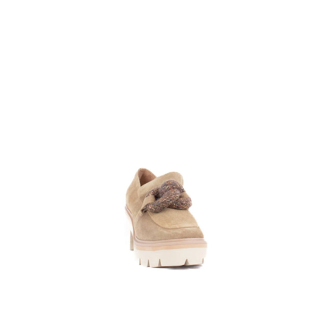 ALL BLACK Link Lug Heeled Loafer Beige EU 37 3