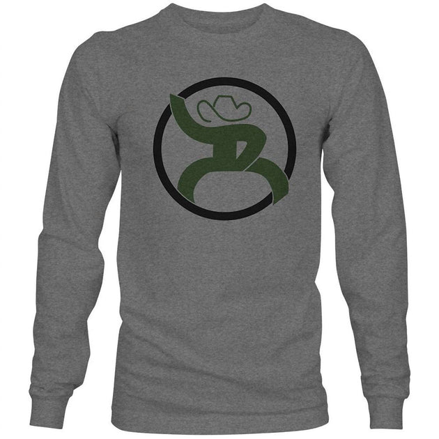 HOOEY Long Sleeve Shirt Grey Small 2