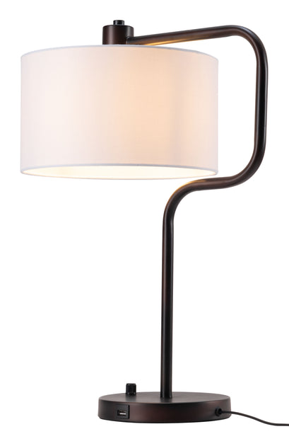 Hivvago Middlemist Table Lamp White 2