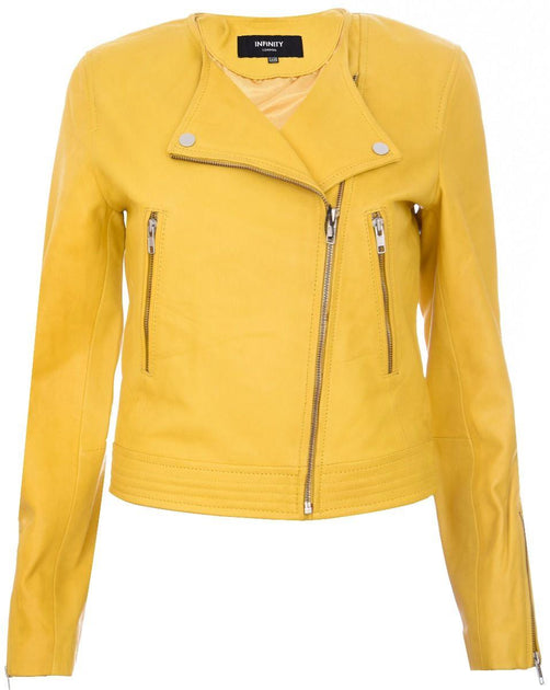 TruClothing Biker Jacket Yellow Large 2