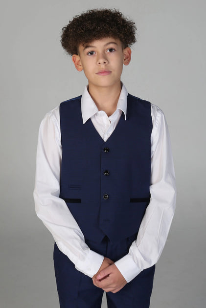 Paul Andrew Mark 3 Piece Tweed Suit Blue 8 Years 3