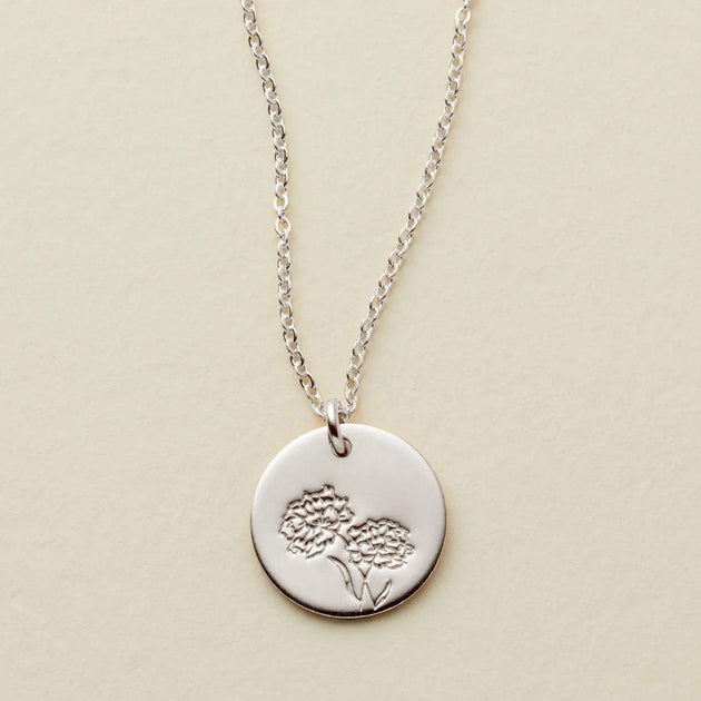 Made By Mary October Birth Flower Necklace Gold-Filled Medium 2