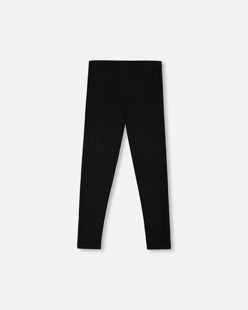 Deux par Deux Ribbed Leggings Black 12-18 Months 3