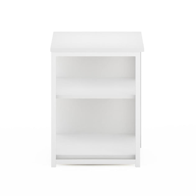 Furinno Camnus End Table Solid White 5