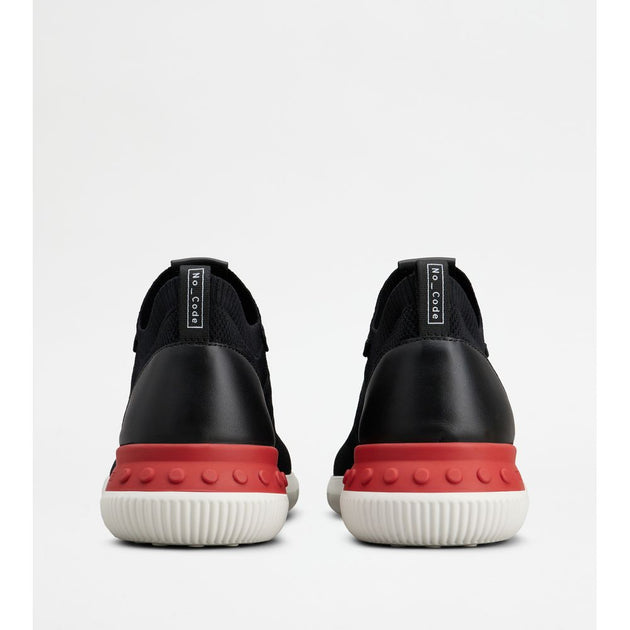 TOD's No_Code Knit Sneakers Black UK 7 4