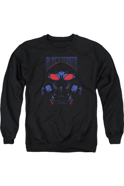 Gildan Aquaman Movie Black Manta Crewneck Sweatshirt Black Medium 2