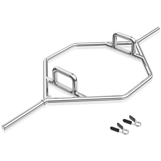 Hivvago Olympic Hex Trap Bar Black 3