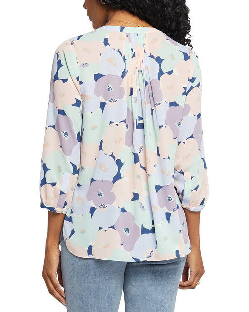 NYDJ Pintuck Blouse Pink Medium 3