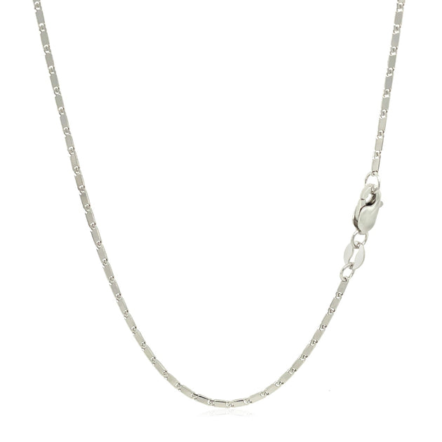 FASHNZFAB Lumina Pendant Chain 14k White Gold Silver US 20 4