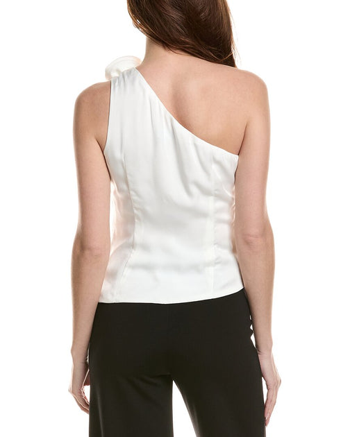 Bardot Joslin One Shoulder Top White US 6 3