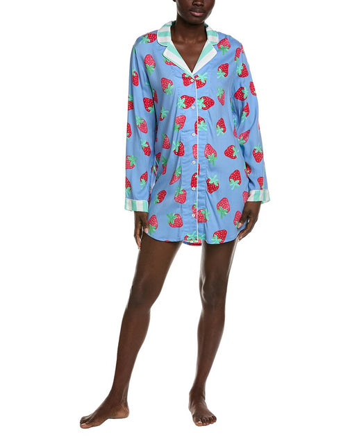 PJ Salvage Night Shirt Blue XSmall 2