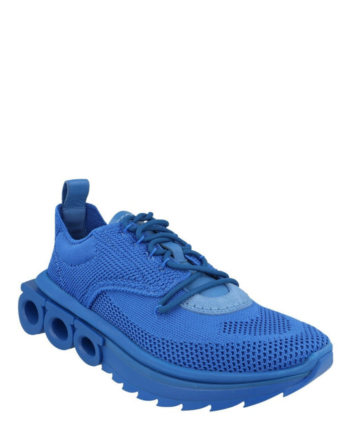 Salvatore Ferragamo Nima Knit Low-Top Sneakers | ShopSimon