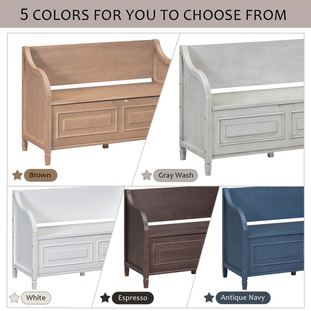 Streamdale Storage Bench Brown 8