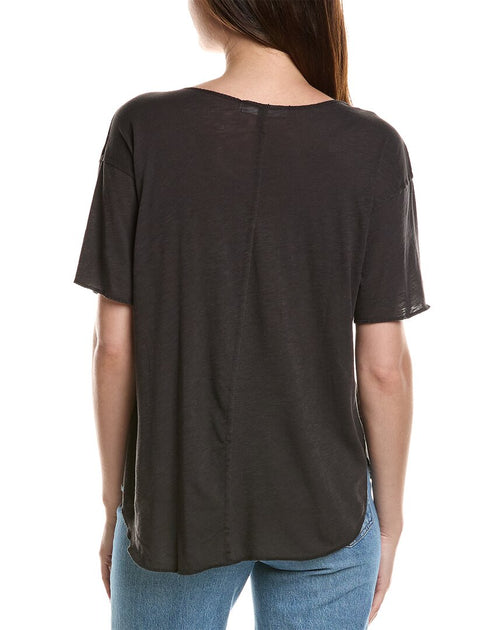 T-shirt Project Social T Robby Scoop Neck Noir Large 3