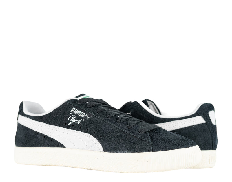 Puma Clyde Hairy Suede Sneakers Black/Ivory US 11.5 2