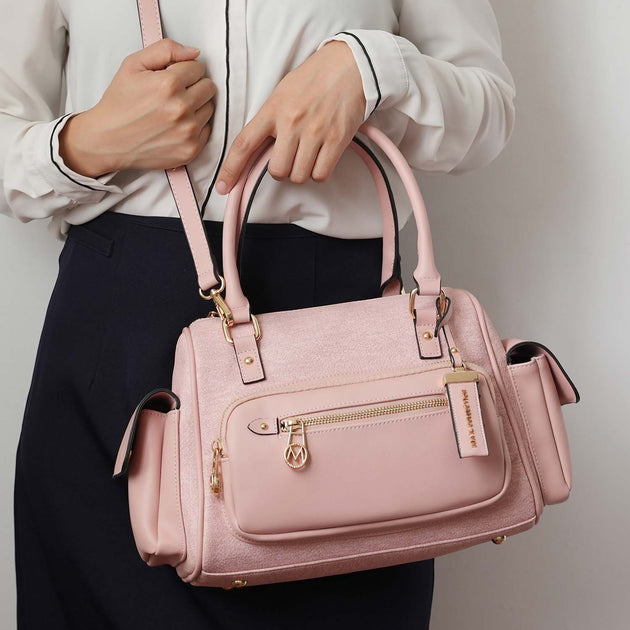 MKF Collection Thalia Satchel Grey Large 3