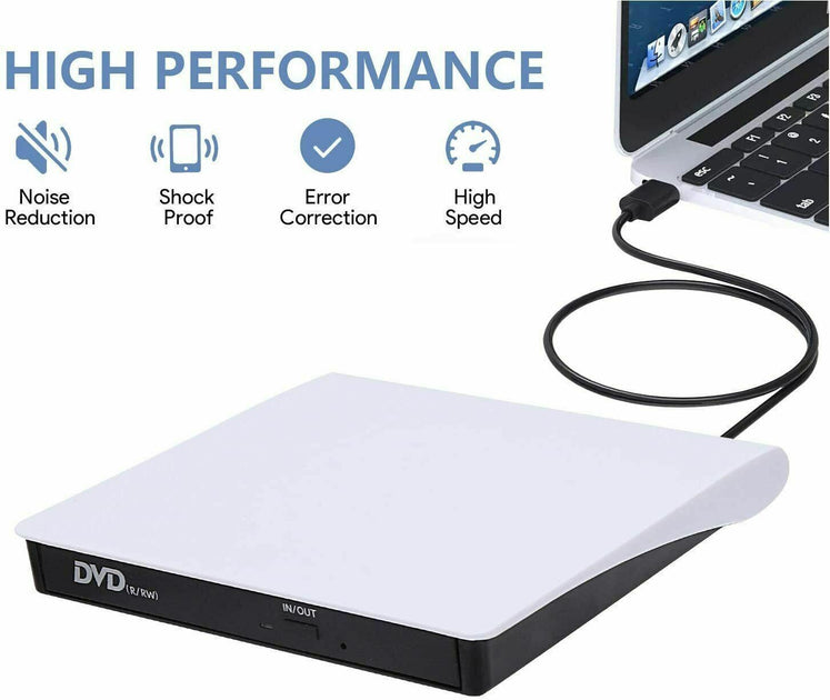 PROXXI Lecteur CD DVD externe fin Noir 3