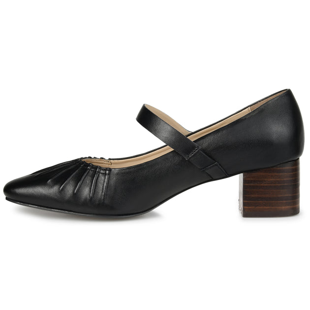 Journee Signature Ellsy Mary Jane Pump Beige US 10 3