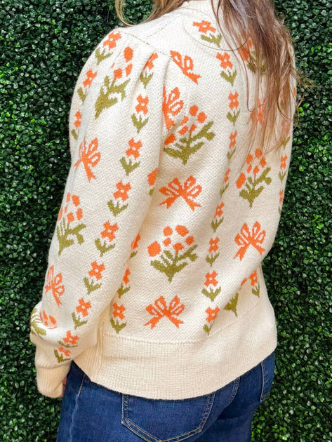 Jodifl Blossom Meadow Sweater White Medium 3