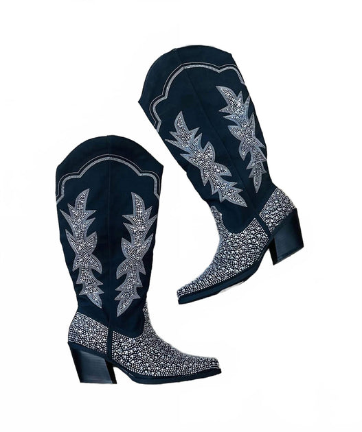 Cape Robbin Anniston Cowboy Boots Black US 8.5 2
