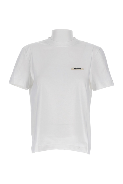 Jacquemus Crew Neck T-Shirt White Large 2
