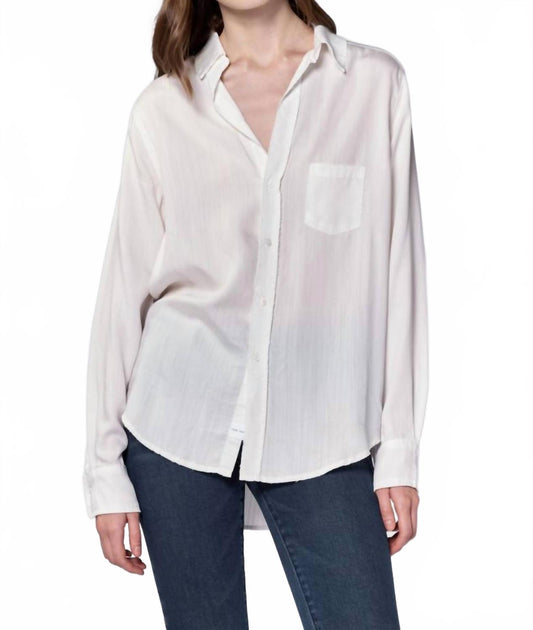 Dear John Denim Carolina Button Down Shirt White XSmall 2