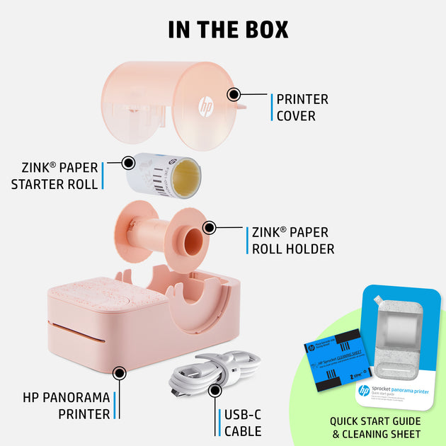 HP Sprocket Panorama Sofortbilddrucker Grau 6