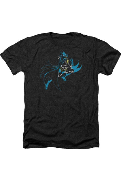 Gildan Batman Neon Batman T-Shirt Black Medium 2
