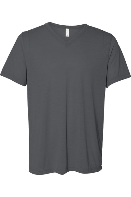 BELLA + CANVAS Textured Jersey V-Neck Tee Multi Medium 2