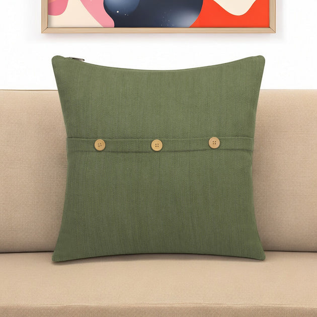 Hivvago 20 inch Throw Pillow Forest Green 2
