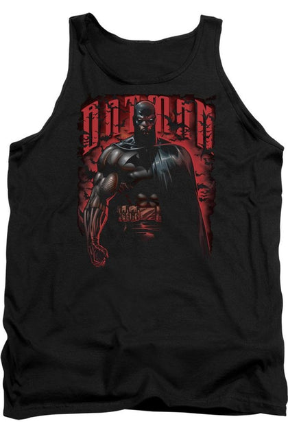 Gildan Batman Red Knight Erwachsenen Tank Top Schwarz Medium 2