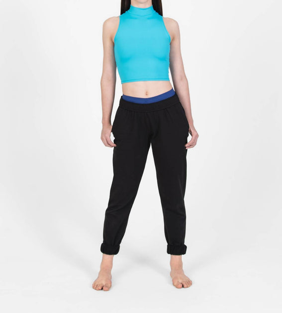 Body Wrappers French Terry Dad Joggers Black Large 3