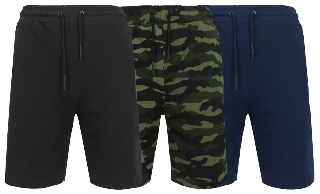 Blu Rock Men's Tech Fleece Jogger Shorts Multi XLarge 3-Pack 6