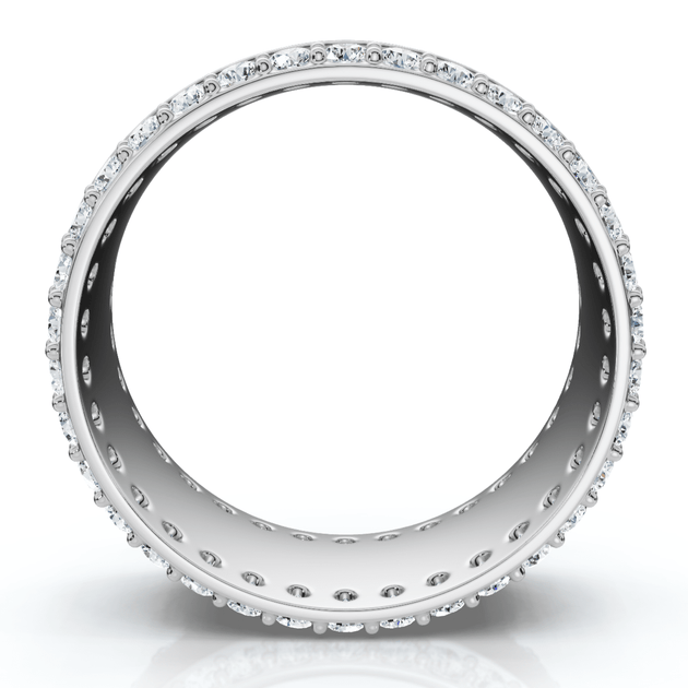 Pompeii3 Lab Grown Diamond Ring White Gold US 11 5