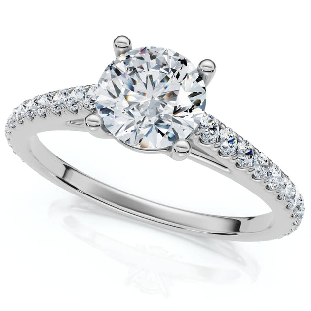 Pompeii3 1.30Ct Diamond Engagement Ring 14k Gold US 6 6