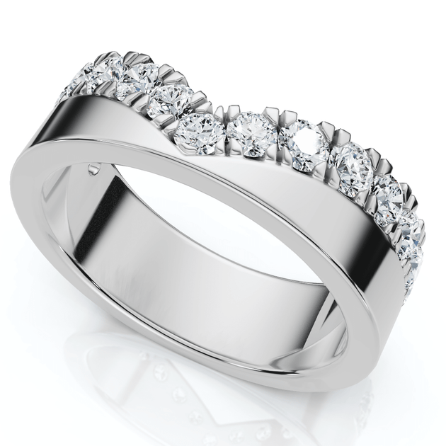 Pompeii3 Kai Diamond Stackable Guard Ring 14k Gold US 8.5 3