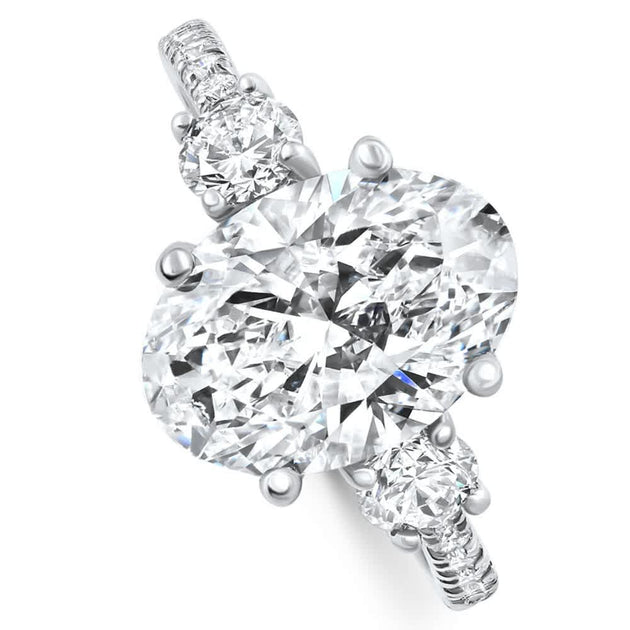 Pompeii3 Diamond Engagement Ring 14k Gold US 7 4